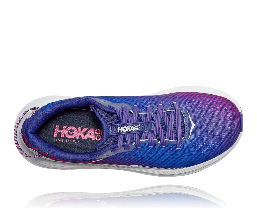 Hoka One One Løbesko Dame - Rincon 2 - Blå/Hvide - 782149KAT